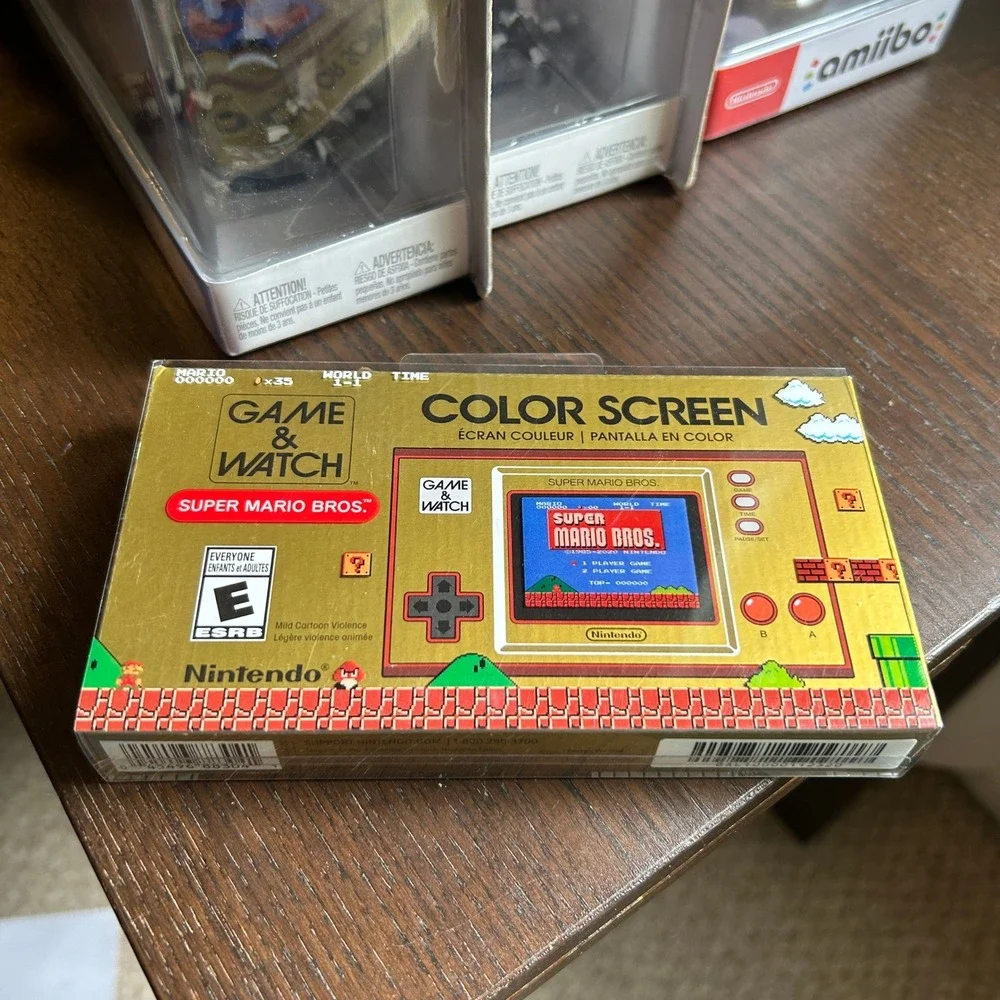 Nintendo Game & Watch Super Mario Bros 35th Anniversary Handheld System Sealed
